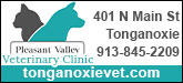 Pleasant Valley Vet Clinic Sponsorship Banner
